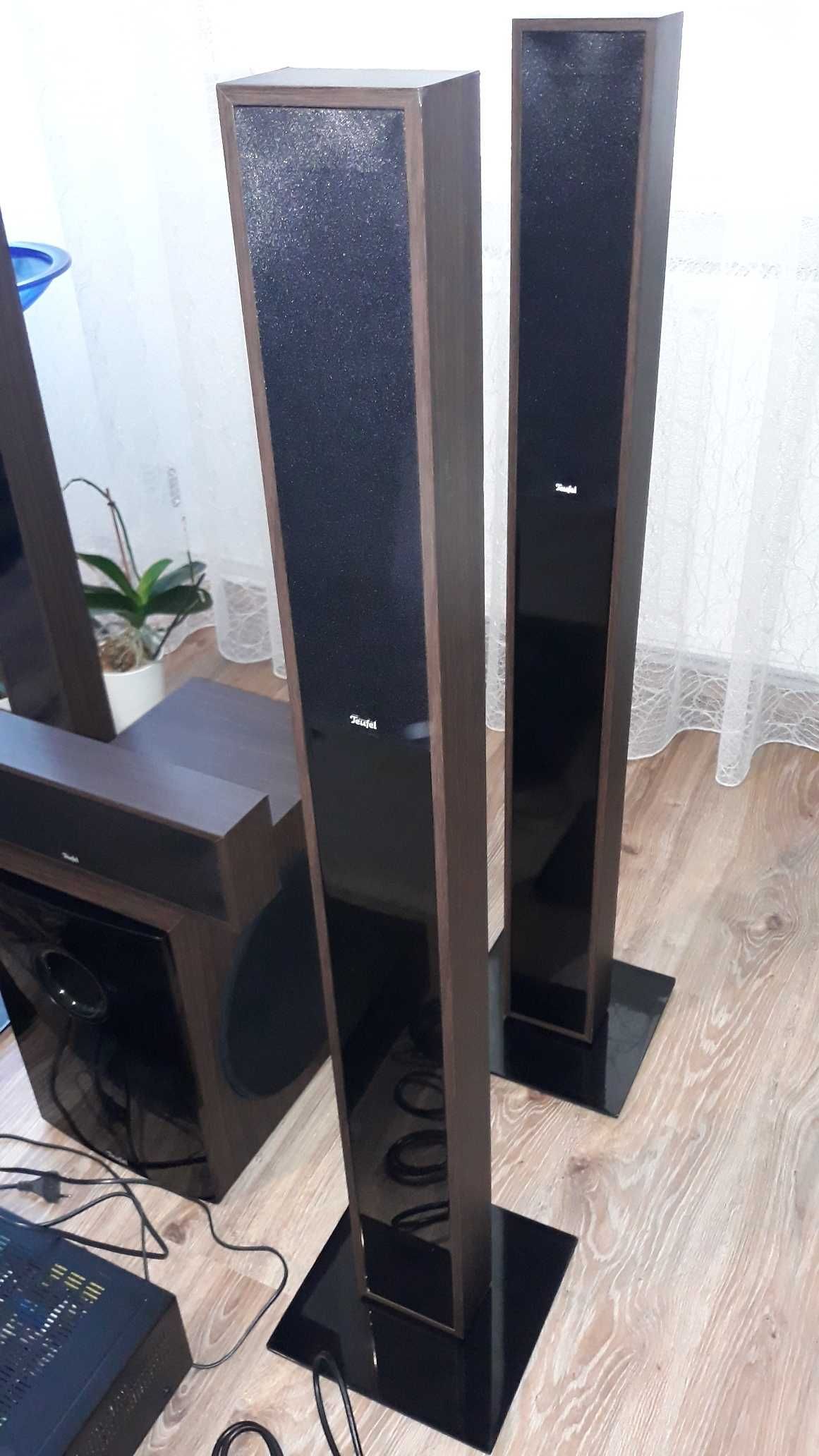 Zestaw głośników 5.1 Teufel + SONY STR-DE335 z pilotem