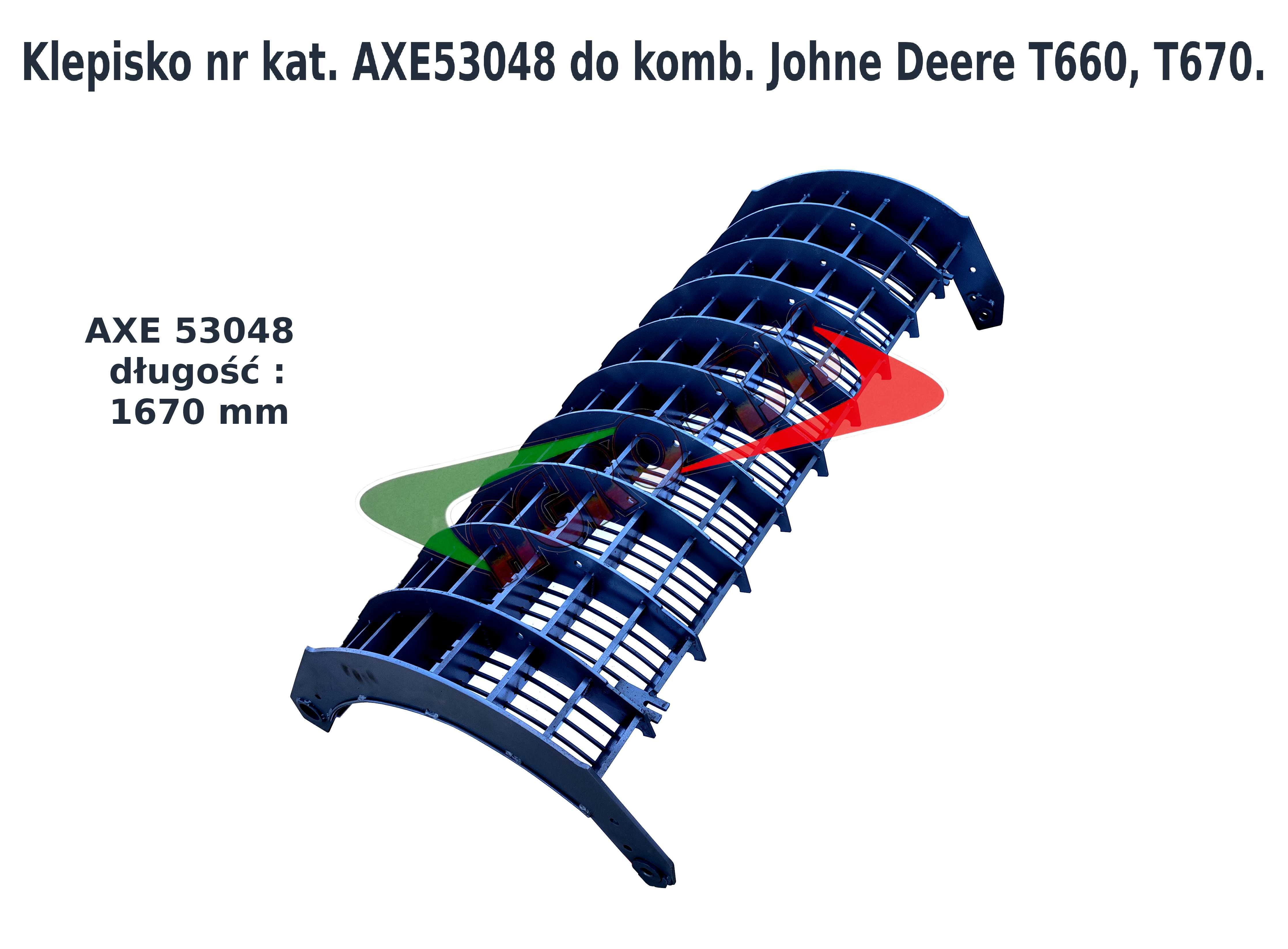 KLepisko AXE53048, 53051 Johne Deere do kukurydzy oraz do zboża