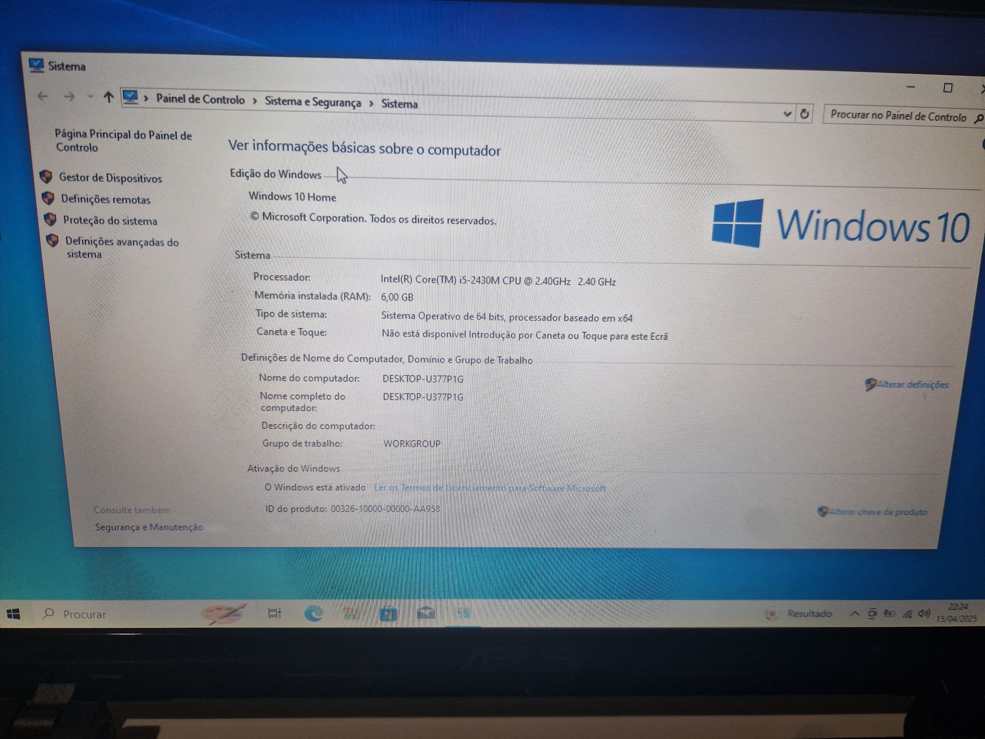 ASUS K53S 6Gb RAM / Windows 10
