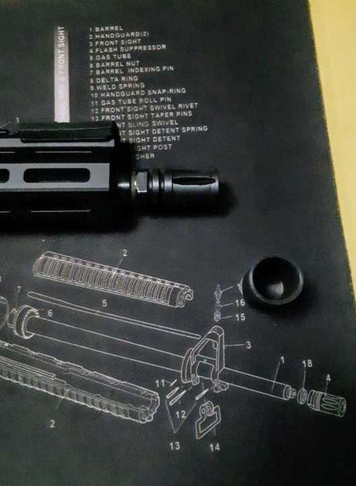 Насадка для компенсаторів A1, A2 на AR-15 та M4 ковпачок, заглушка АР