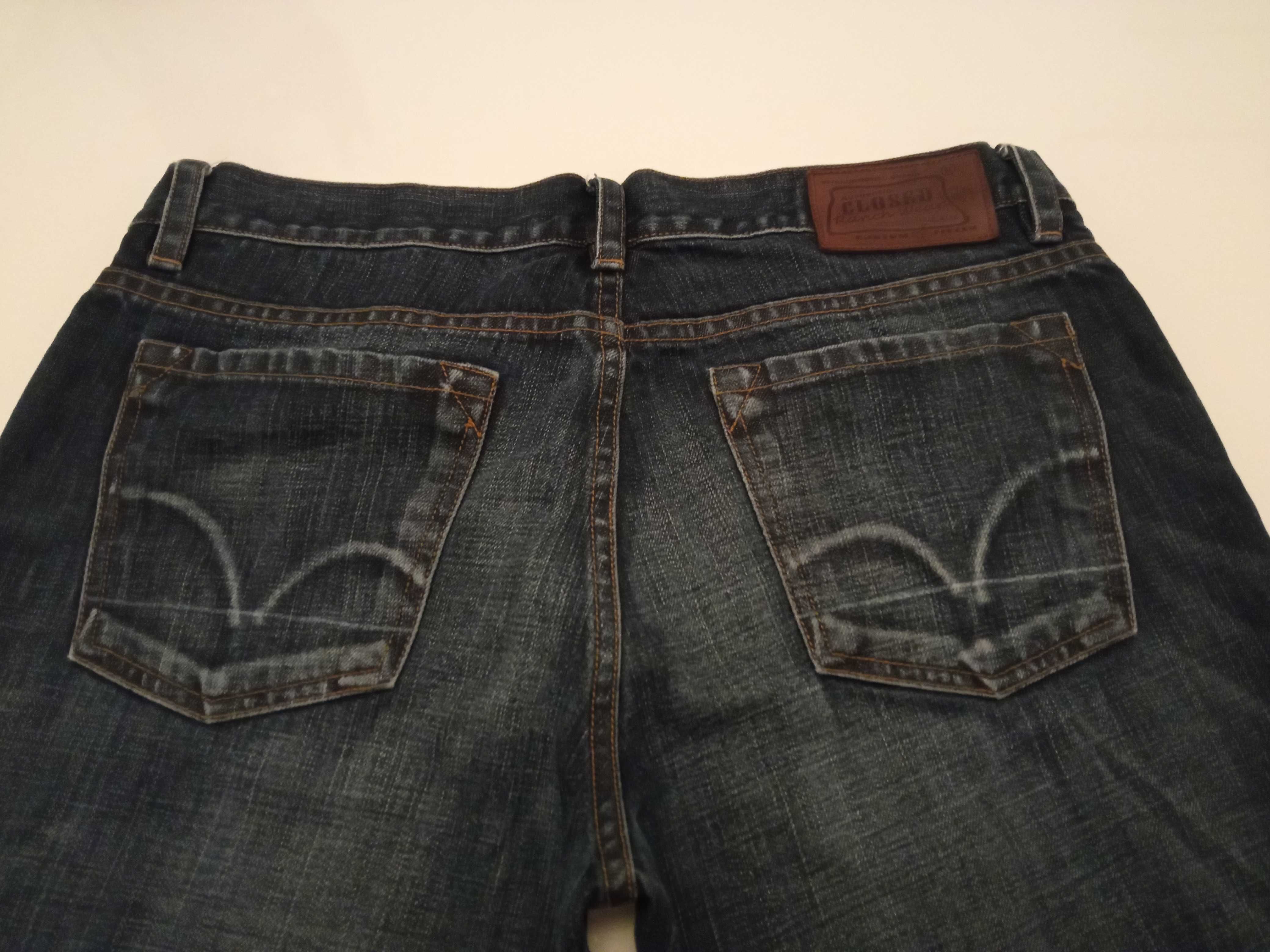 Closed męskie spodnie jeans r 33/34 pas 88cm