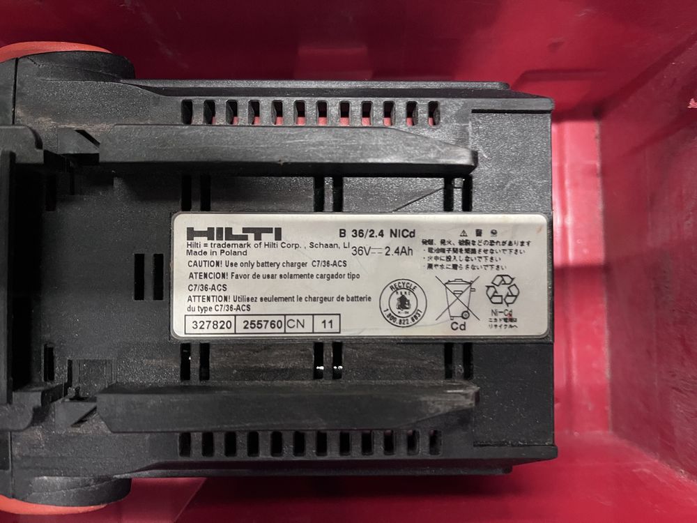 Berbequim percussão eletrico HILTI TE 6A 36V
