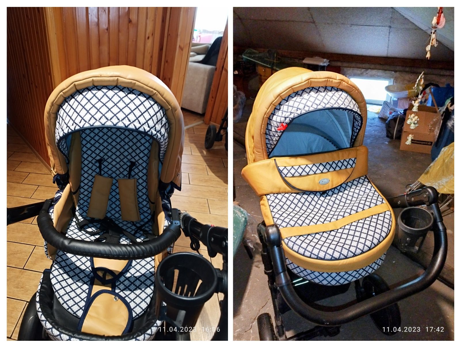 Sprzedam wózek Baby Merc faster 2. 2w1