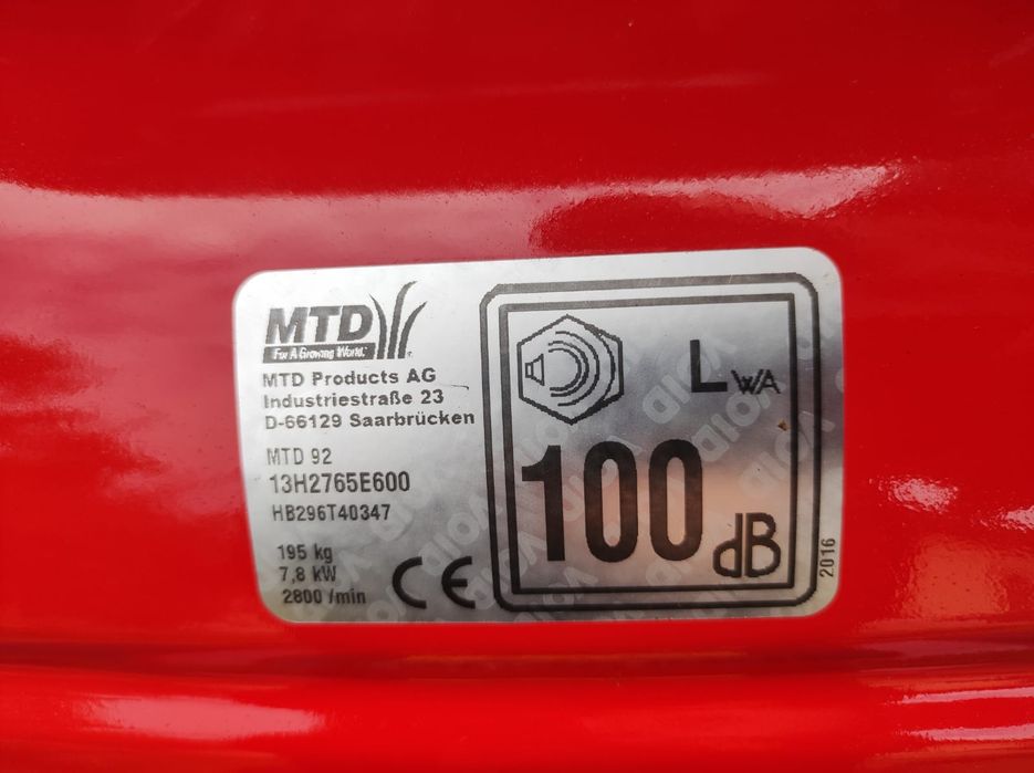 Kosiarka MTD 2016r traktorek do trawy z koszem super stan