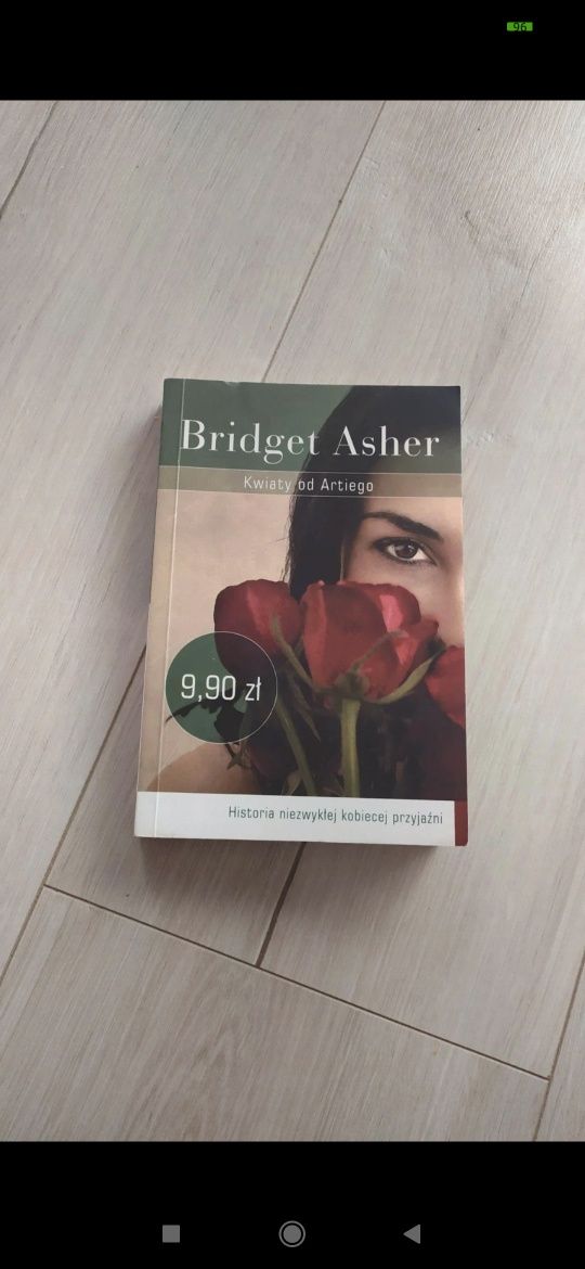Książka "Kwiaty od Artiego" Bridget Asher. Powieść dla kobiet. Stan id