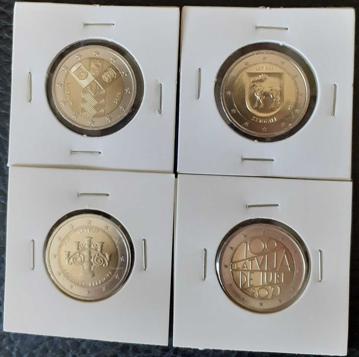 Moedas comemorativas UNC - 2 euro – LETÓNIA