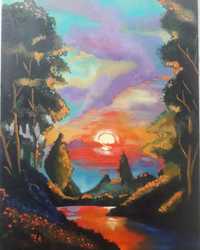 Картина " Захід сонця "