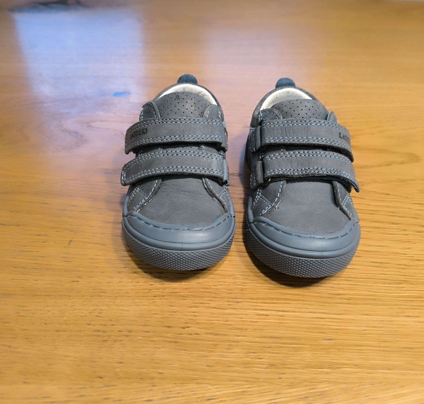 Półbuty Lasocki Kids 23 skórzane niebieskie adidasy