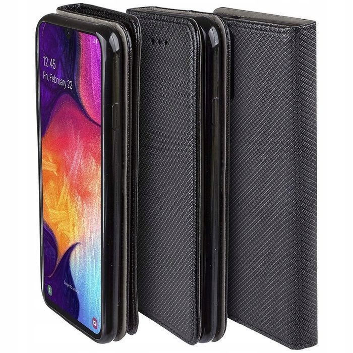 Etui Z Klapką Magnet Do Samsung S21 Ultra Książkowe Obudowa Czarne