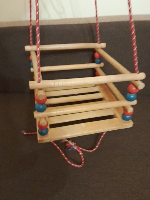 Huśtawka drewniana duża