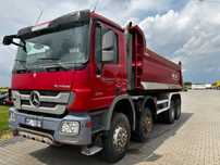 Mercedes-Benz ACTROS 4141 8x8 EPS ze sprzęgłem  wywrotka zabudowa INTERCARS , wzmociony  Wywrtoka EPS , 8x8