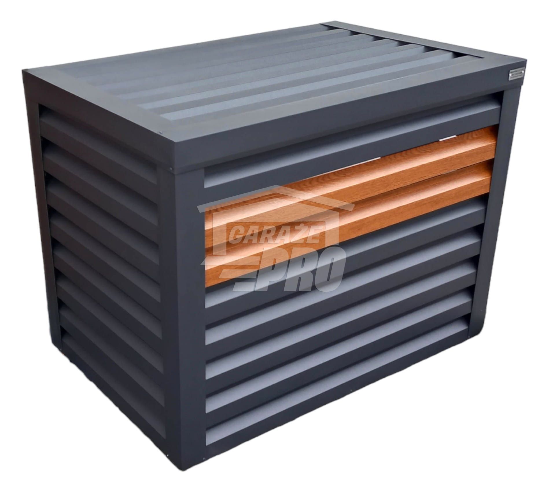Osłona klimatyzatora - pompy ciepła 90x60x100 cm antracyt GP304
