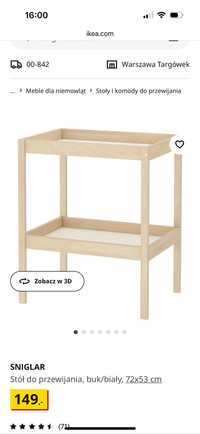 Przewijak Ikea z akcesoriami