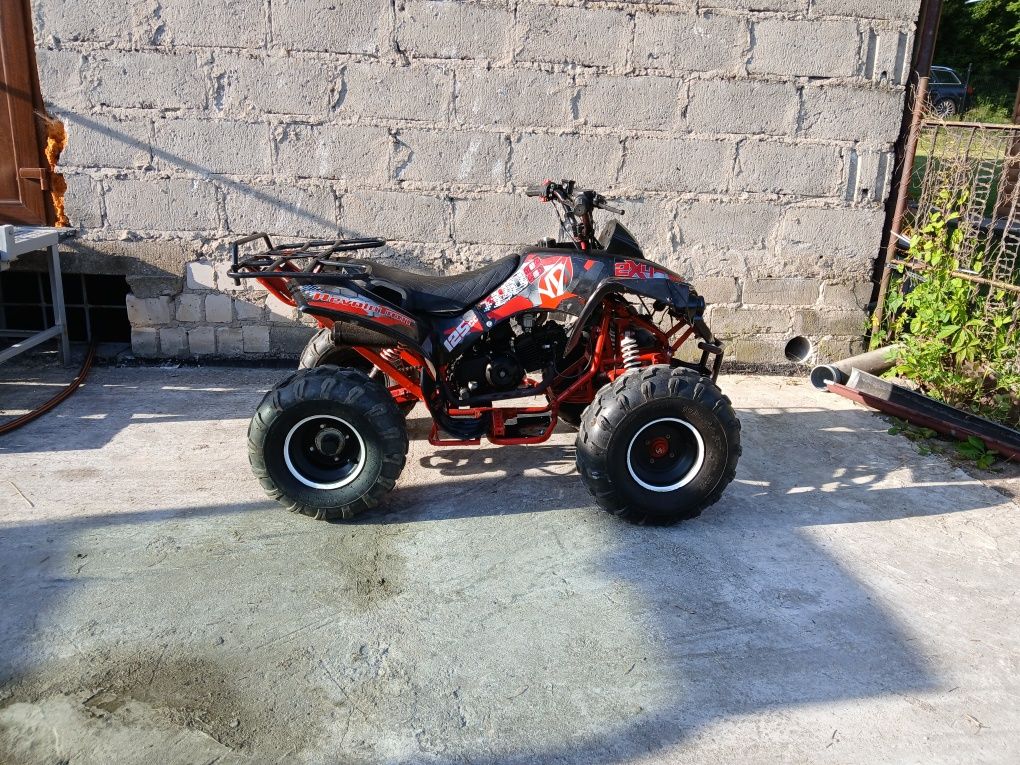 Quad spalinowy 110 ccm 3+1 bieg wsteczny HAK transport dowóz pod dom