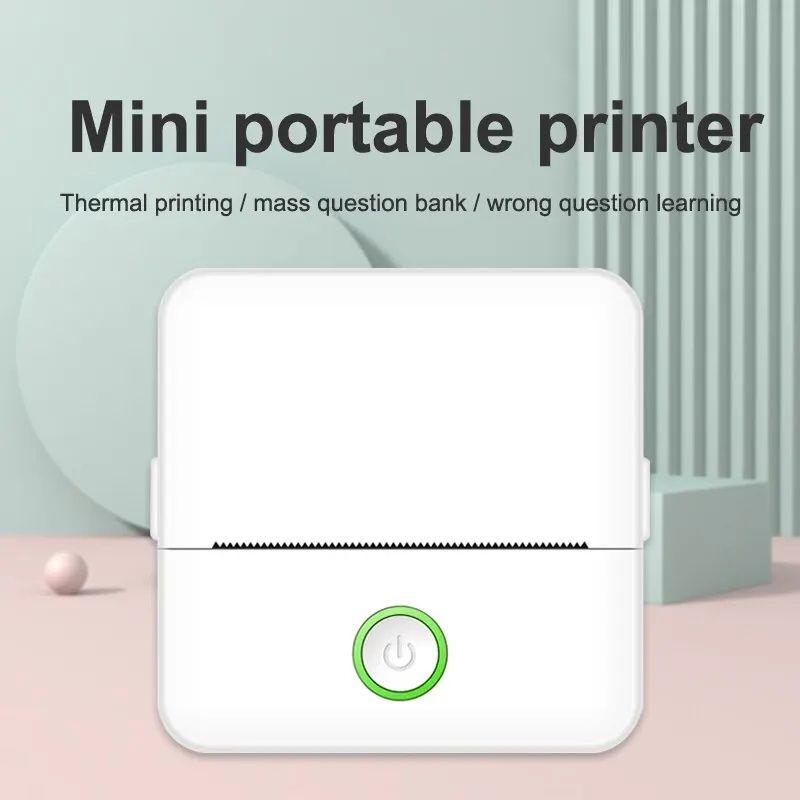 Mini HD Portable Label Thermal Printer Endurance Bluetooth Printer