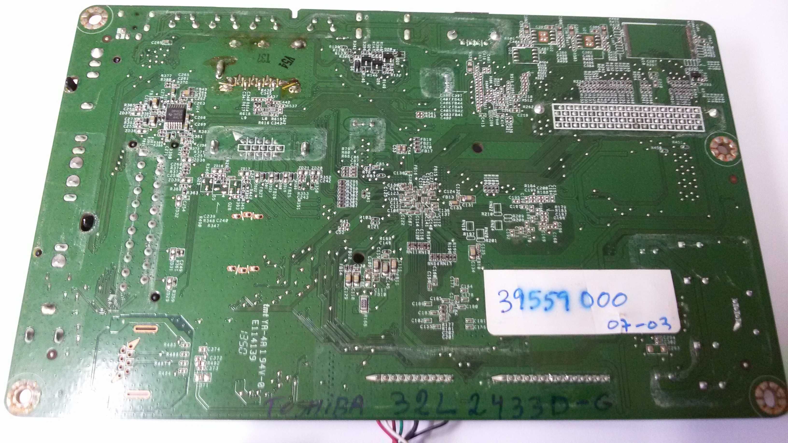 60eb40m1va01p tv toshiba 32l2433d-g