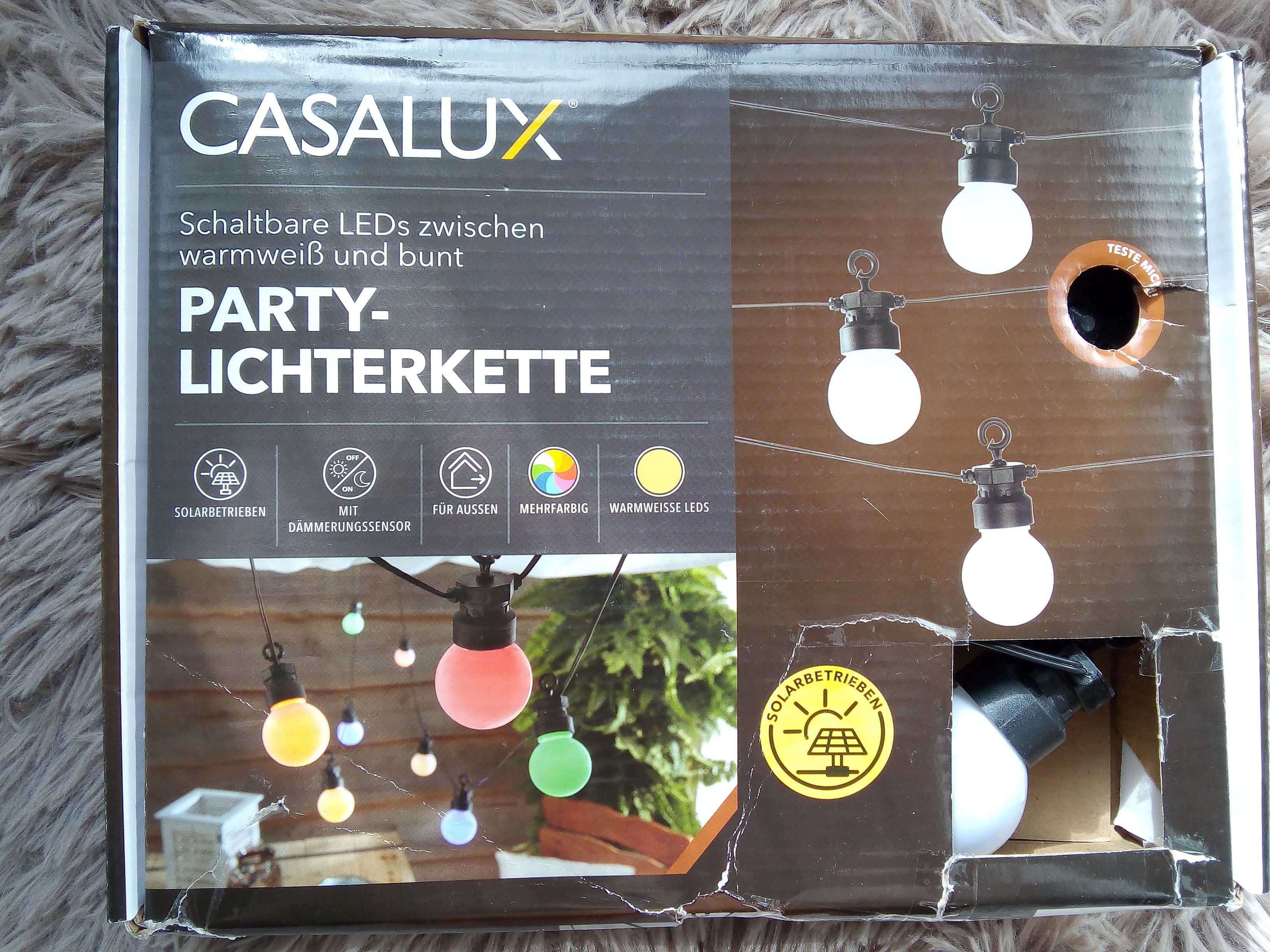 Lampki solarne z dwoma trybami świecenia 60 LEDs