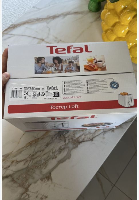 Toster Tefal Loft Biały TT7611 7 poziomów opiekania