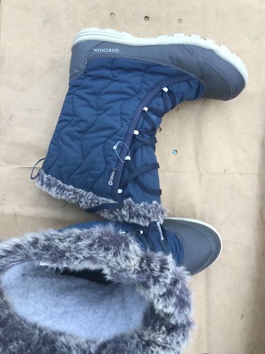 Чоботи дутики снігоходи жіночі 40р25см Quechua на WaterProof ідеальні