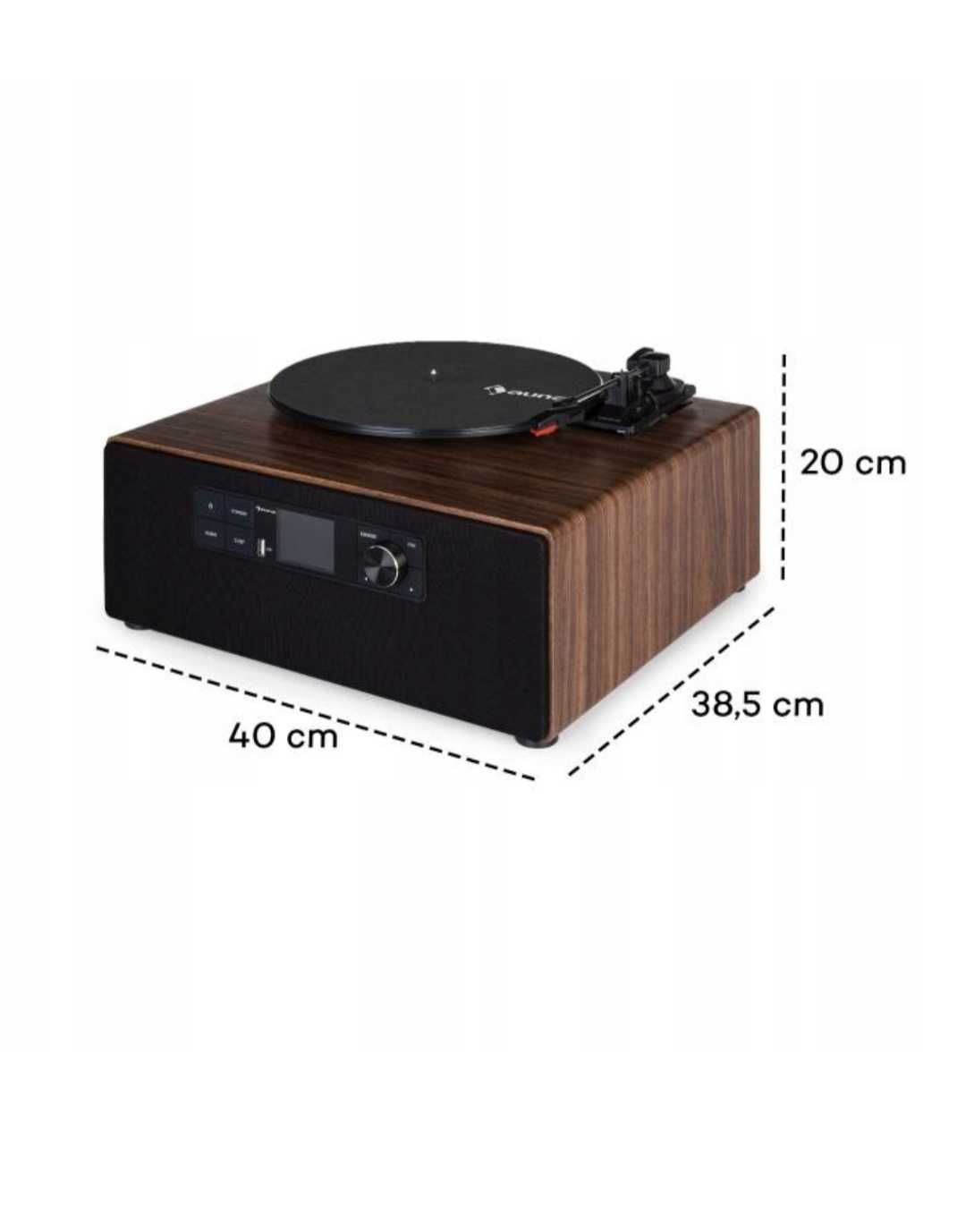 Gramofon Radio Internetowe AUNA DAB+ USB