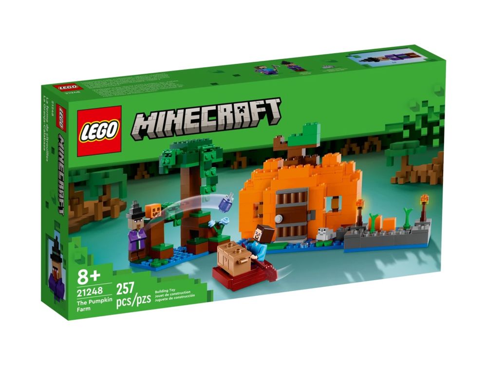 LEGO Minecraft Dyniowa Farma 21248 – 257 elementów
