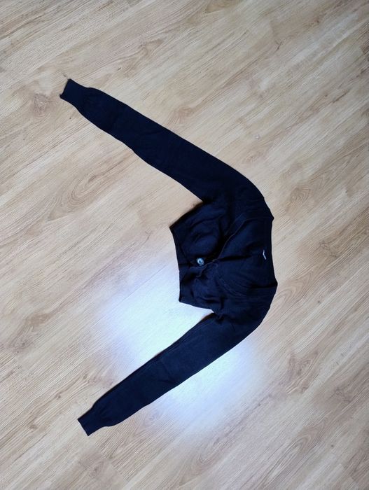 Czarne bolerko dzianinowe xs