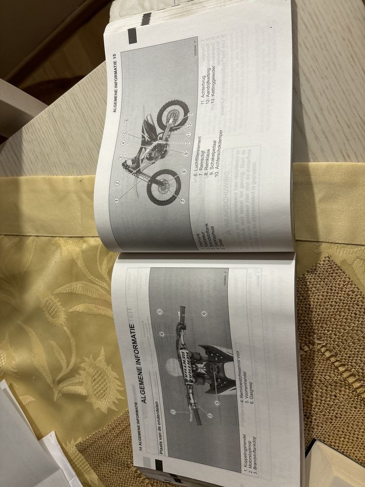 Instrukcja obsługi Kawasaki KX250F