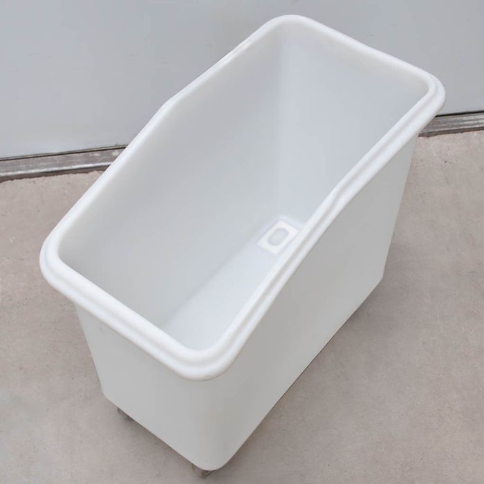 Pojemnik gastronomiczny na produkty sypkie biały 40x75x70 cm używany