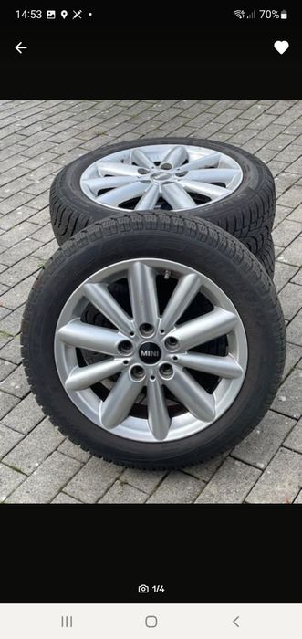 Mini Cooper alufelgi + opony zimowe