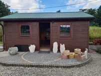 Domek drewniany biurowy/letniskowy 24m2