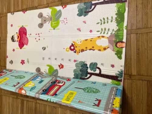 Дитячий двосторонній термокилимок  200х180 см