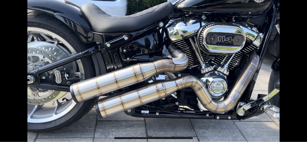 Wydech Harley Fat boy custom