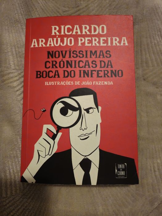 Livro "Novíssimas crónicas da boca do inferno" Ricardo Araújo Pereira
