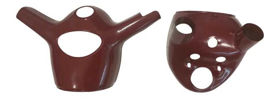 Комплект передніх металевих накладок на фари Ява 350 – верхня та нижня