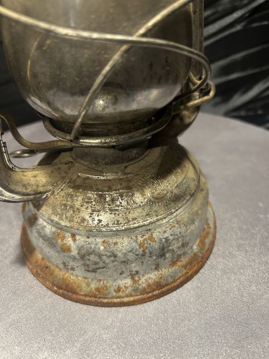 Lampa naftowa Feuerhand – West Germany – szkło Jena Glas