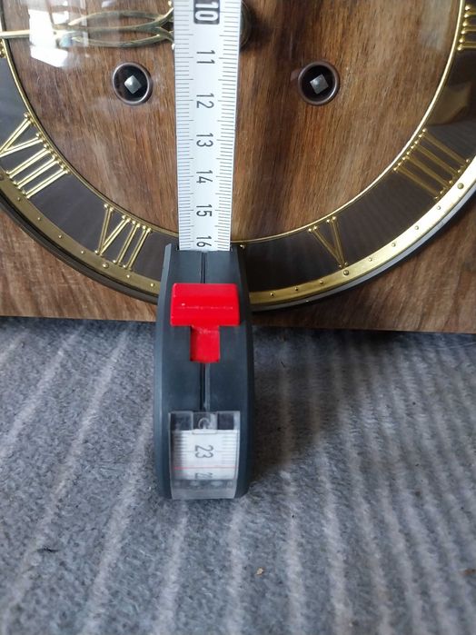 Zegar kominkowy połówkowy