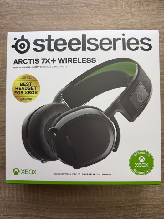 SteelSeries Arctis 7X+ Wireles (Black)-(Xbox/PC/
PS/Switch/Mac/Mobile)