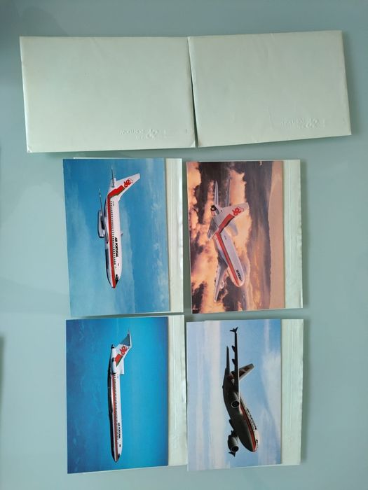 Coleção de postais da TAP anos 80 vintage