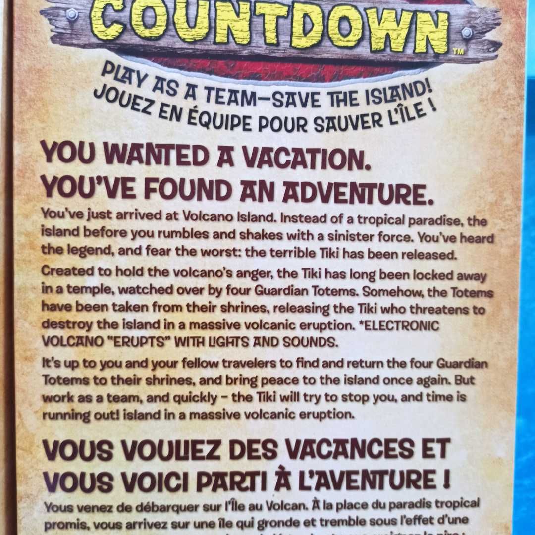 Volcano Island Countdown - przygodowa gra z elektronicznym wulkanem