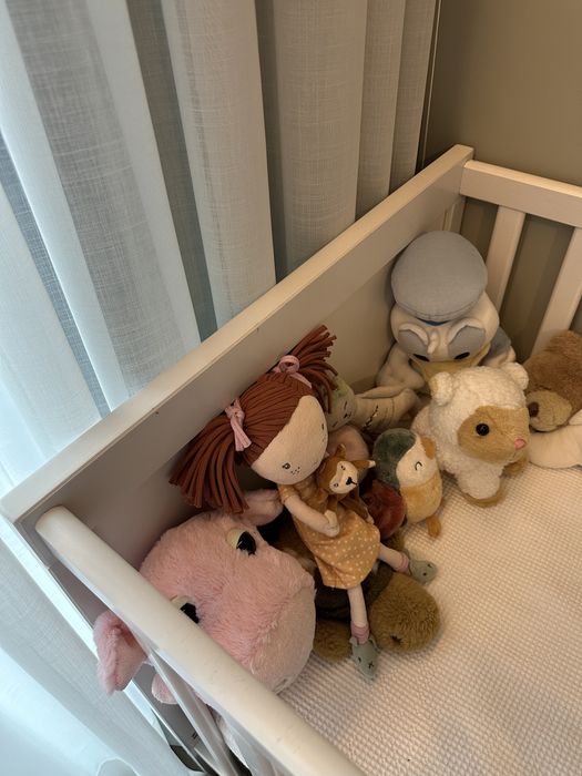 Berço branco - SUNDVIK + colchão