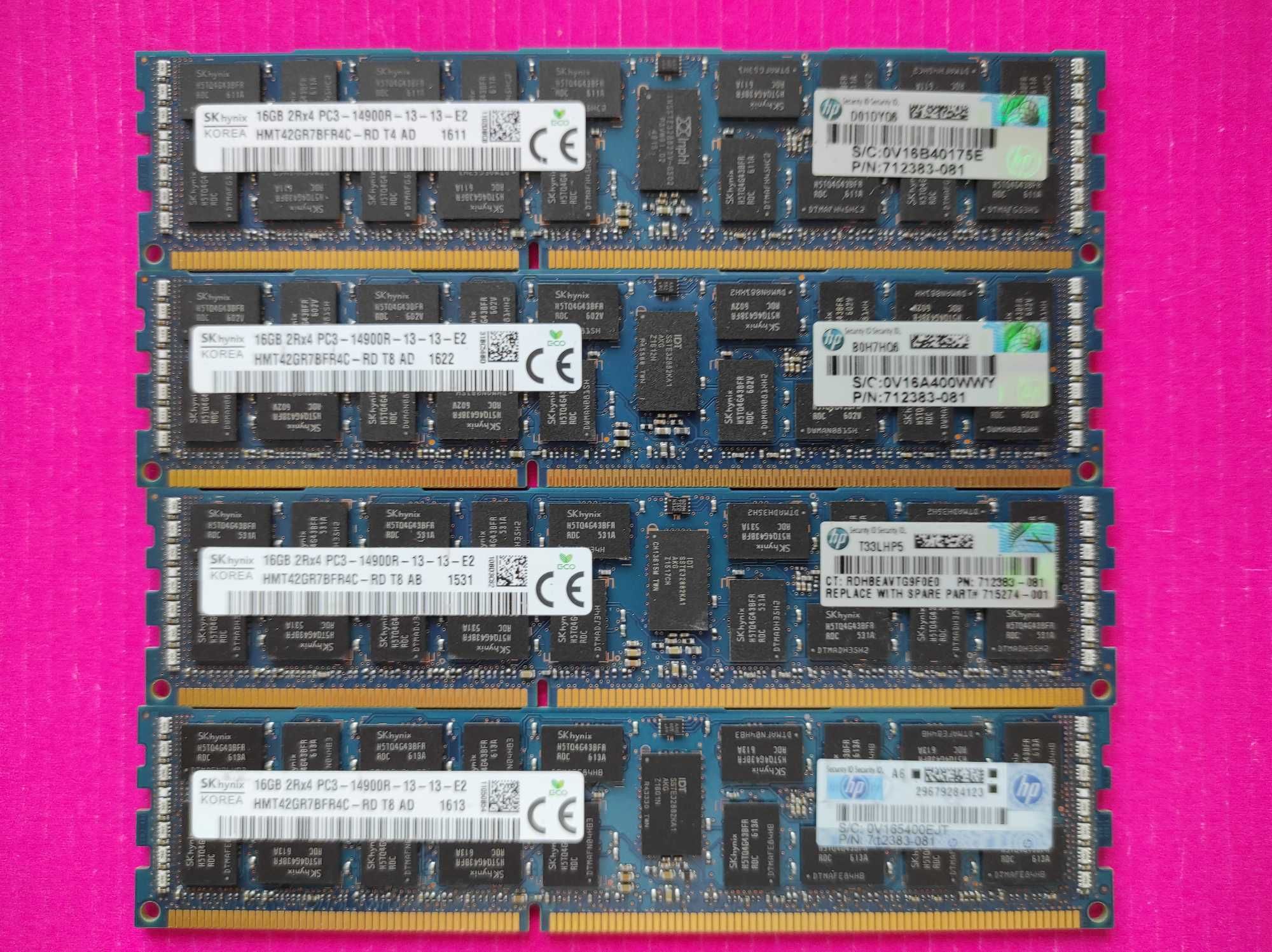 SK hynix 16GB ECC DDR3 1866 PC3-14900R Reg серверная