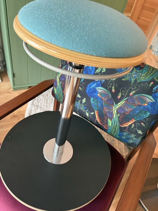 Hoker Belise z ruchomy siedziskiem regulowanym 2 sztuki, niebieski