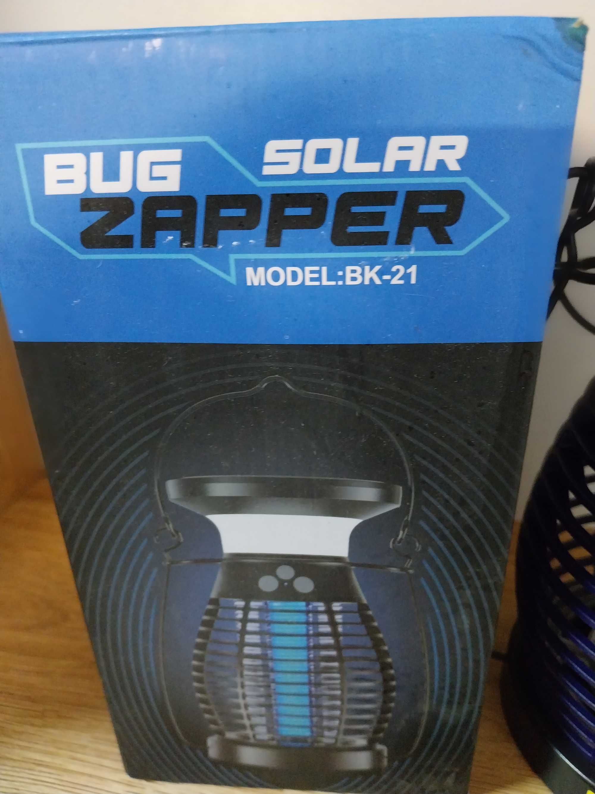 Lampa owadobójcza UV solarna na owady komary ćmy wodoodporna