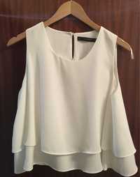 Blusa branca Zara - L