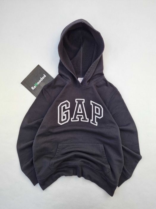 Nowa czarna bluza z kapturem unisex GAP Rozmiar S