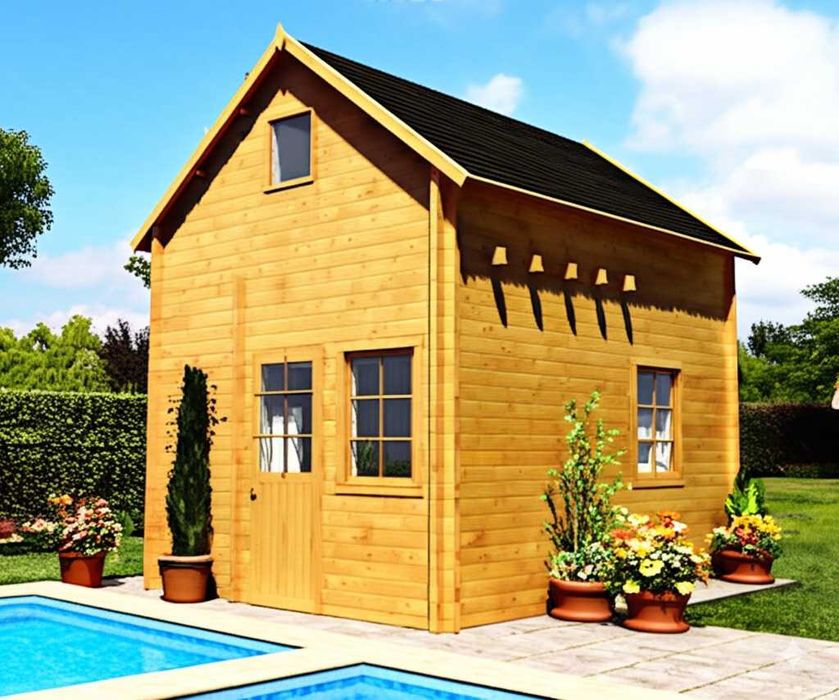 Bungalow para Campismo com Mezanine de 23m2 - Modelo ANDRES