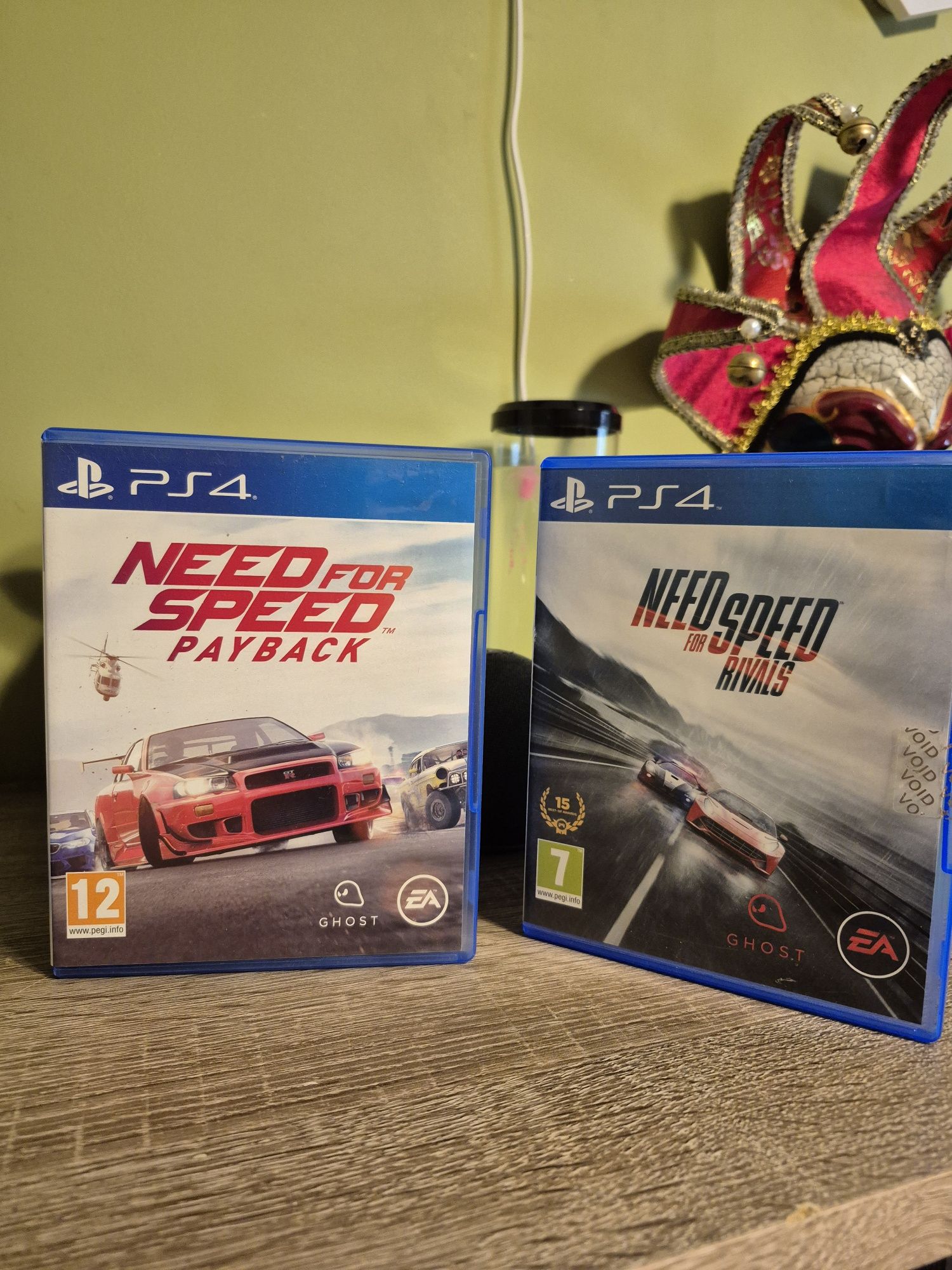 Need for speed Rivals i Payback na PlayStation 4 Ps5