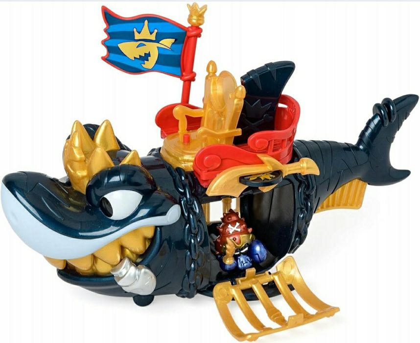 Piratix Zestaw King Shark Golden Teeth Złoty Rekin z Klatką