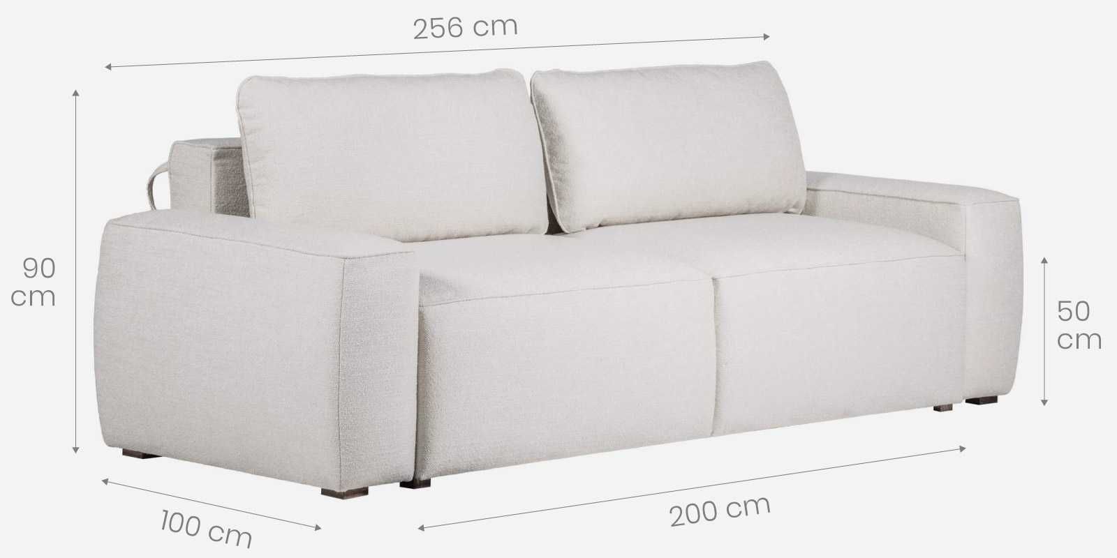 Sofa Boble 3-osobowa z funkcją spania z pojemnikiem na pościel