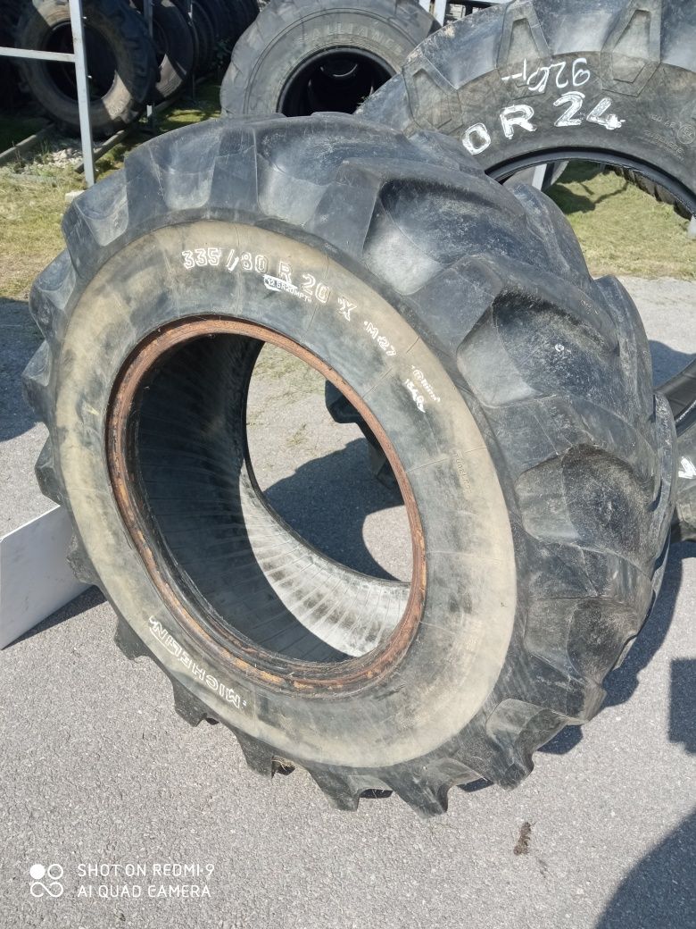 335/80R20 (12.5R20) Michelin opona rolnicza przemysłowa używana